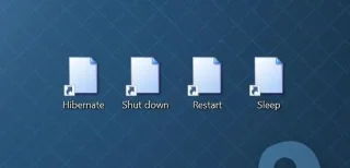 Windows 10 Masaüstü ekranında bilgisayarı kapatmak ve yeniden başlatmak için bir kısayol oluşturun