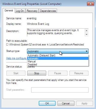 Comment démarrer/arrêter le journal des événements Windows