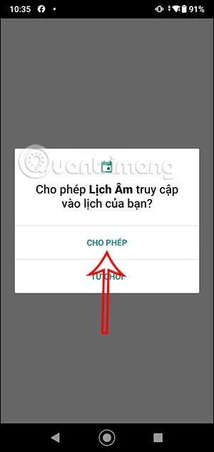 Instructions pour afficher le calendrier lunaire sur lécran Android