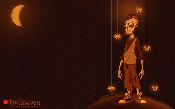 Fondo de pantalla de Halloween para ordenadores.