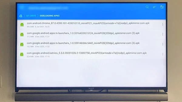Cara memuatkan aplikasi pada Android TV
