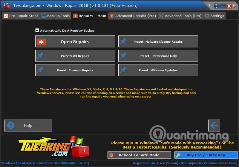 Cara menggunakan Pembaikan Windows untuk membetulkan ralat Windows