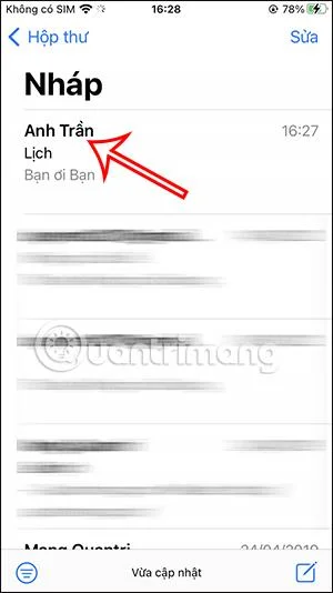 Cara memanggil semula e-mel yang dihantar pada iOS 16