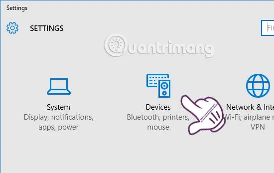 Arahan untuk menukar arah tatal Pad Sentuh Windows 10
