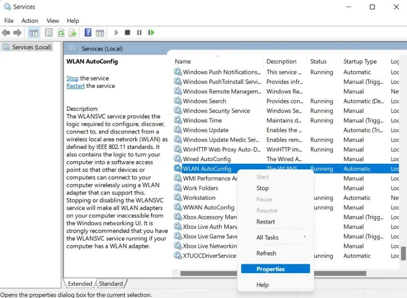 Hoe op te lossen Windows kon de WLAN AutoConfig-fout niet starten