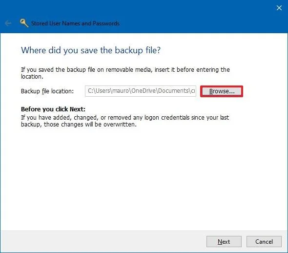 Cara menggunakan Pengurus Kredensial dalam Windows 10