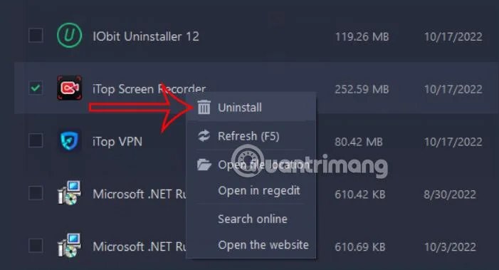 Windows'taki yazılımı tamamen kaldırmak için IObit Uninstaller nasıl kullanılır?