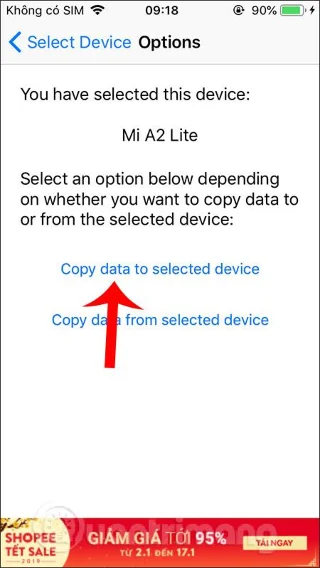 Cara menggunakan Salin Data Saya untuk memindahkan data antara iPhone dan Android