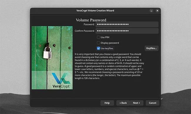 Cara menggunakan ciri lanjutan VeraCrypt untuk mengamankan fail penting