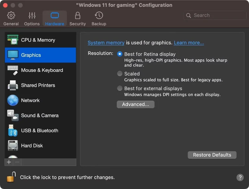 Instructions pour exécuter Windows 11 sur Mac