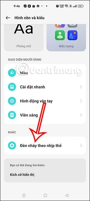 Cara melaraskan lampu pemberitahuan berkelip pada OPPO