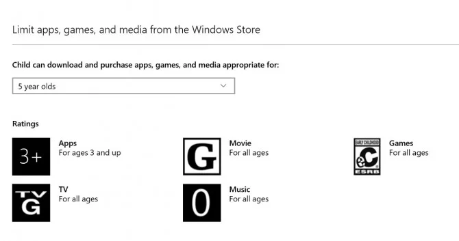 Arahan untuk menyediakan dan menggunakan Kawalan Ibu Bapa pada Windows 10