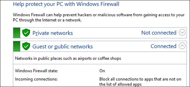 Arahan untuk membenarkan aplikasi berkomunikasi antara satu sama lain melalui Windows Firewall