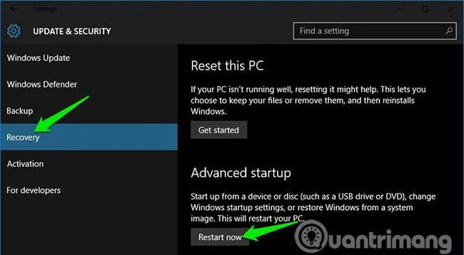 Windows 10'da Önyükleme Seçenekleri menüsüne erişmenin 6 yolu
