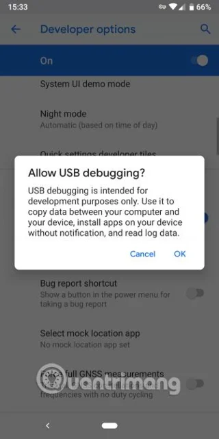 Bagaimana untuk mendayakan mod Penyahpepijatan USB pada Android