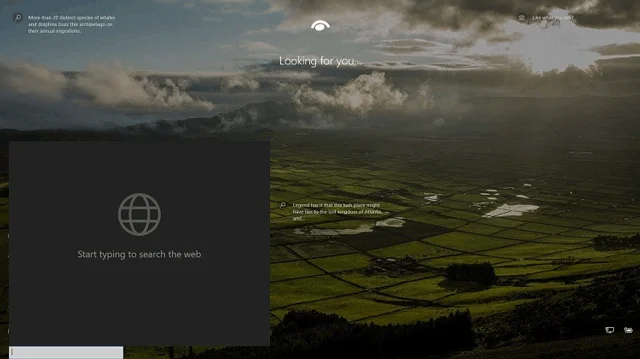 Windows 10'da kilit ekranında arama kutusu nasıl etkinleştirilir
