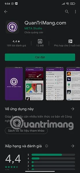 Saiz tangkapan skrin App Store dan Google Play