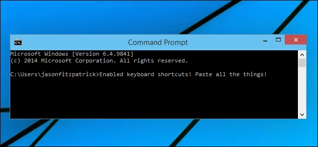 CMD でコピー ペースト コマンドを有効にする最速の方法