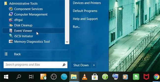Bagaimana untuk mengakses Event Viewer dalam Windows 10