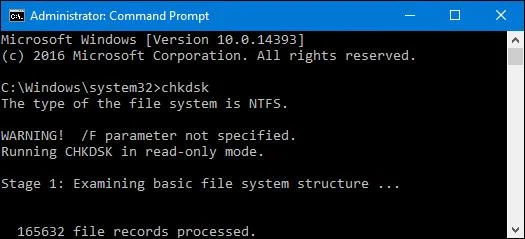 Semak dan betulkan ralat cakera keras dengan arahan chkdsk pada Windows