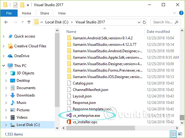 Çevrimdışı bir Visual Studio kurulum dosyası nasıl oluşturulur