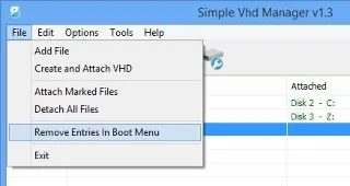 Simple VHD Manager'ın nasıl kullanılacağına ilişkin talimatların tamamı