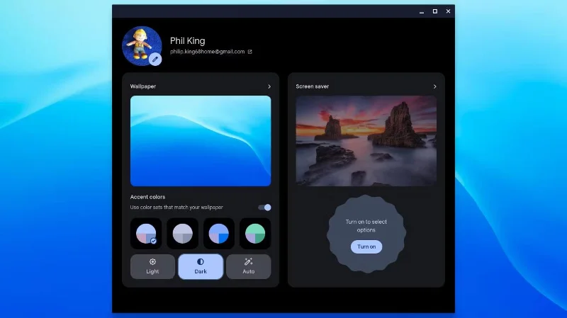 Chromebook'ta Karanlık Mod nasıl etkinleştirilir
