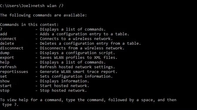 8 arahan CMD untuk mengurus rangkaian wayarles pada Windows