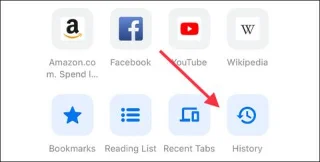 Arahan untuk memadamkan sejarah penyemakan imbas Chrome pada iPhone dan iPad