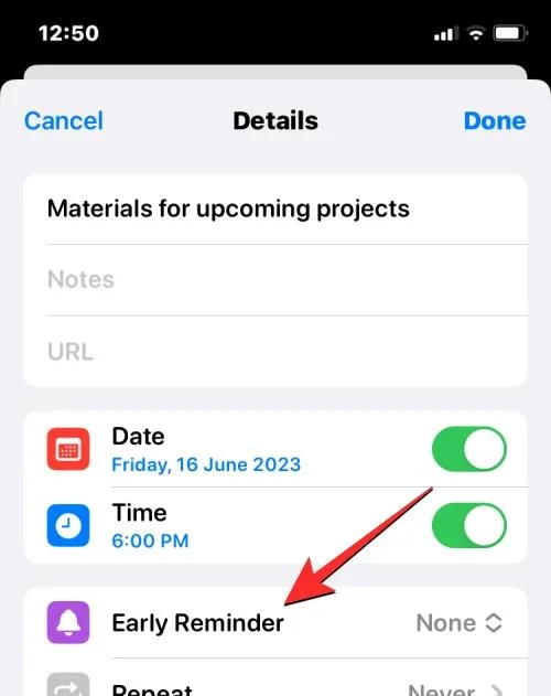 Cara menyediakan pemberitahuan awal untuk peringatan pada iOS 17