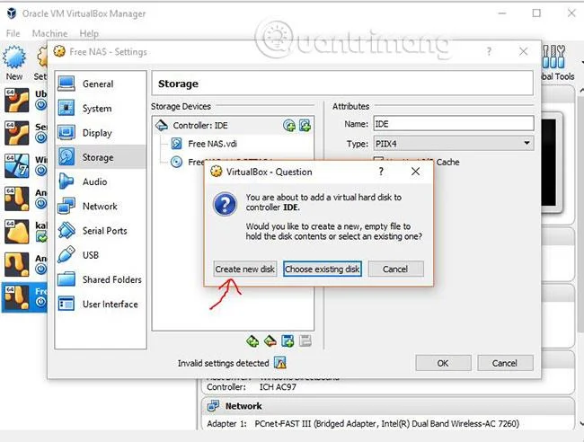 Bagaimana untuk memasang FreeNAS VM pada VirtualBox