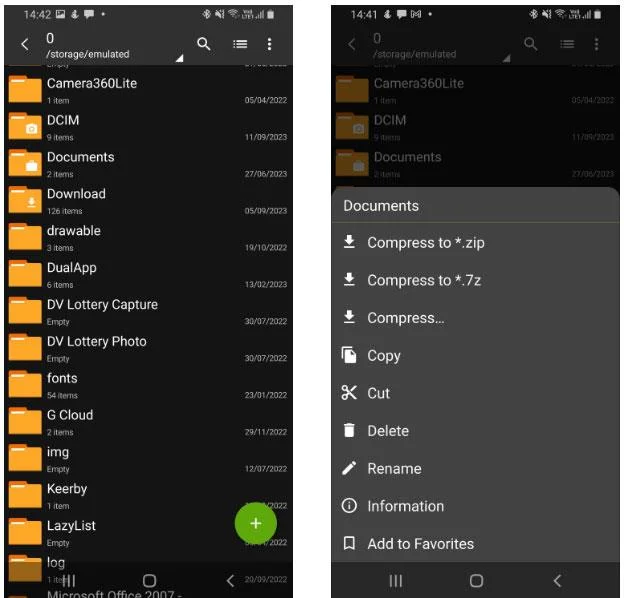Cara membuat fail ZIP pada Android