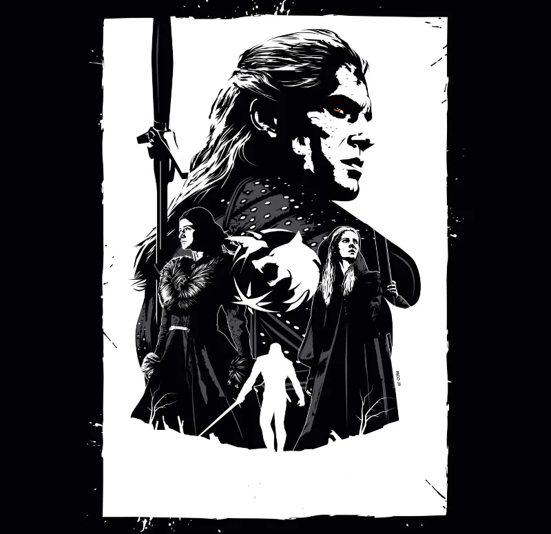 Kertas dinding The Witcher untuk telefon, kertas dinding The Witcher untuk telefon