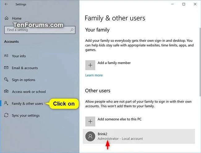 Windows 10'da hesap türü nasıl belirlenir