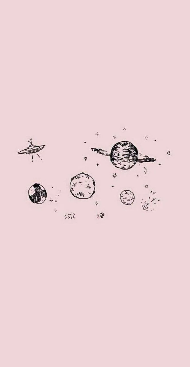 Kertas dinding alam semesta yang comel dan cantik, kertas dinding alam semesta