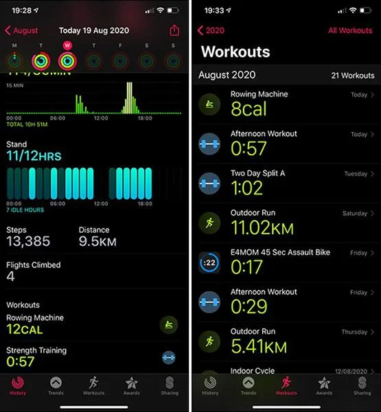 Bagaimana untuk memadamkan aktiviti senaman pada Apple Watch