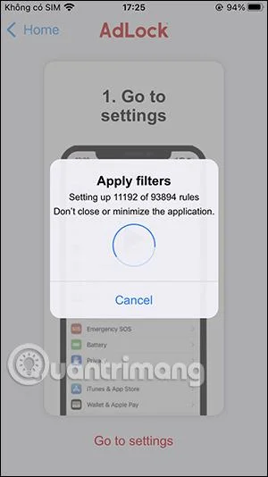 Cara menggunakan AdLock untuk menyekat iklan pada Safari iPhone