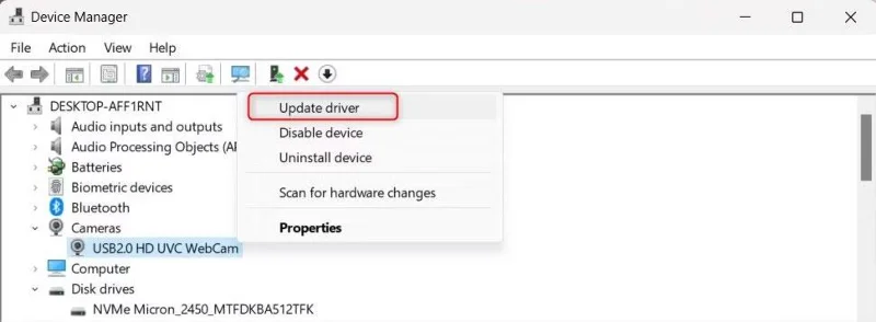 Hoe u een webcamfout kunt oplossen waarbij een zwart scherm op Windows wordt weergegeven