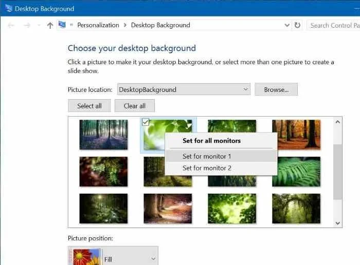 3 cara untuk menetapkan kertas dinding berbeza pada setiap skrin Windows 10