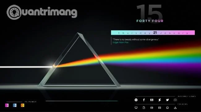 Lütfen Windows 10 için büyülü Bending Light temasını indirin