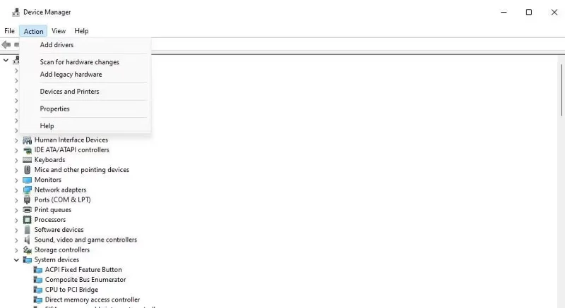 Windows'ta donanım değişiklikleri nasıl taranır?