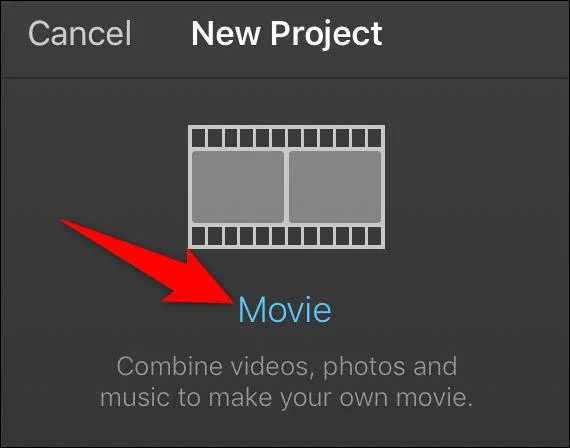 Bagaimana untuk menggabungkan video pada iPhone dengan aplikasi iMovie