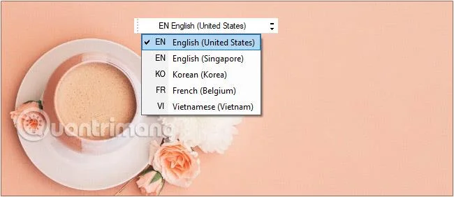 Dayakan/lumpuhkan bar Bahasa pada Windows 10