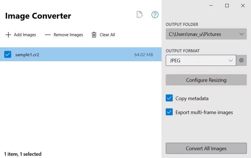 Bagaimana untuk menukar imej CR2 kepada JPG pada Windows