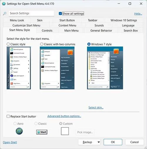 Hoe Open Shell te gebruiken in Windows 11