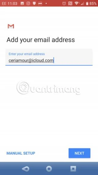 AndroidでのiCloudメールアクセス