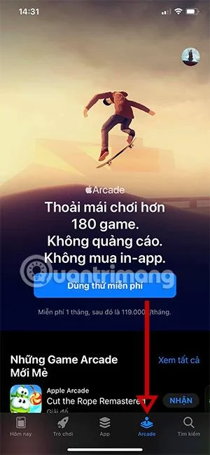 Bagaimana untuk mendaftar untuk Apple Arcade selama 1 bulan percuma