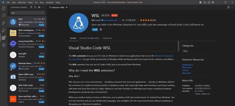 Windows 10/11'de WSL 2 ile VS Code nasıl kurulur