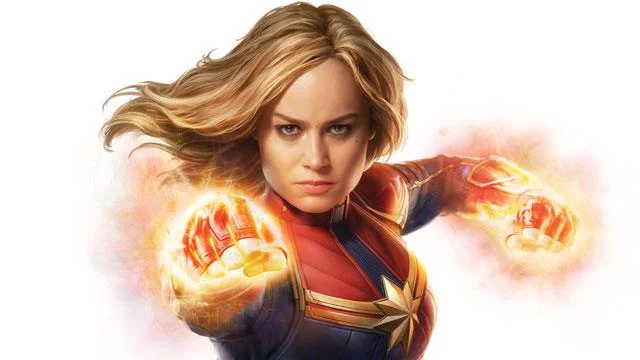 Set kertas dinding Kapten Marvel resolusi tinggi untuk komputer