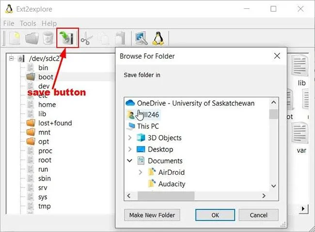 Windows'tan Linux Ext4 bölümüne nasıl erişilir